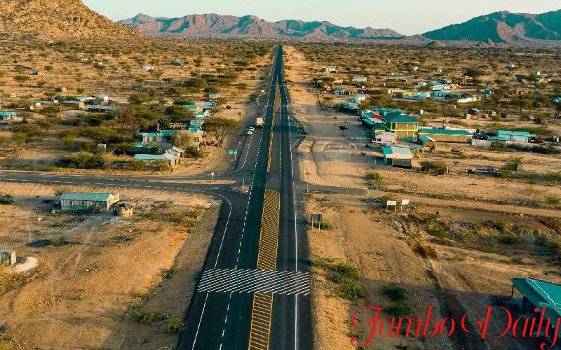 Kenya - South Sudan Link Road Aerial Photo