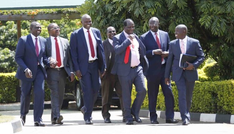 Governors supporting Ruto