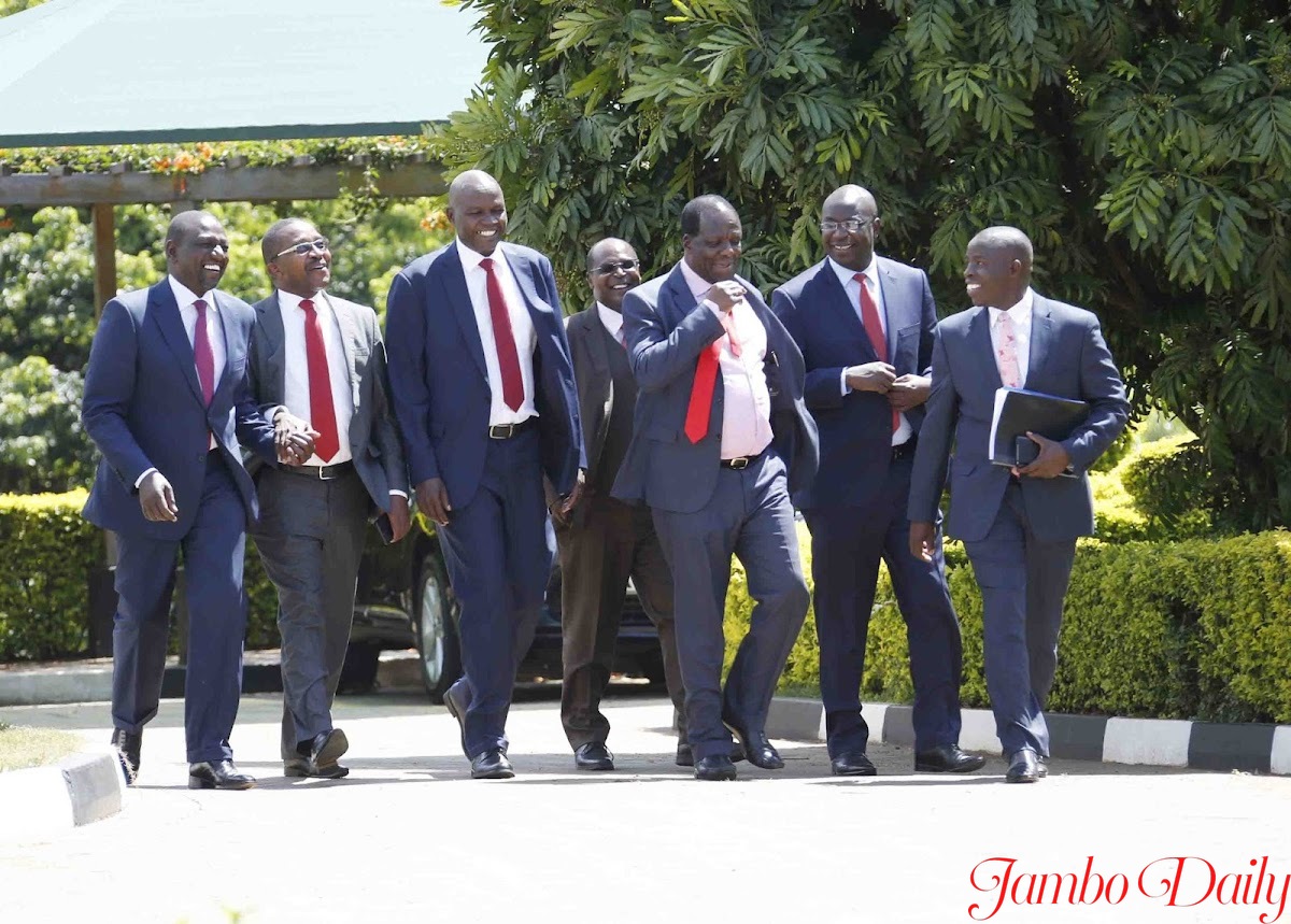 Governors supporting Ruto