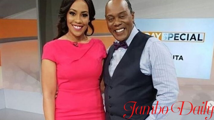 Victoria Rubadiri and Jeff Koinange