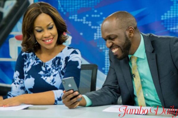 Victoria Rubadiri and Larry Madowo