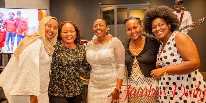 Sabina Chege and friends in leadership