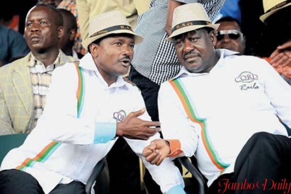 Kalonzo and Raila Odinga 