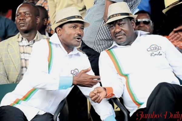 Kalonzo and Raila Odinga
