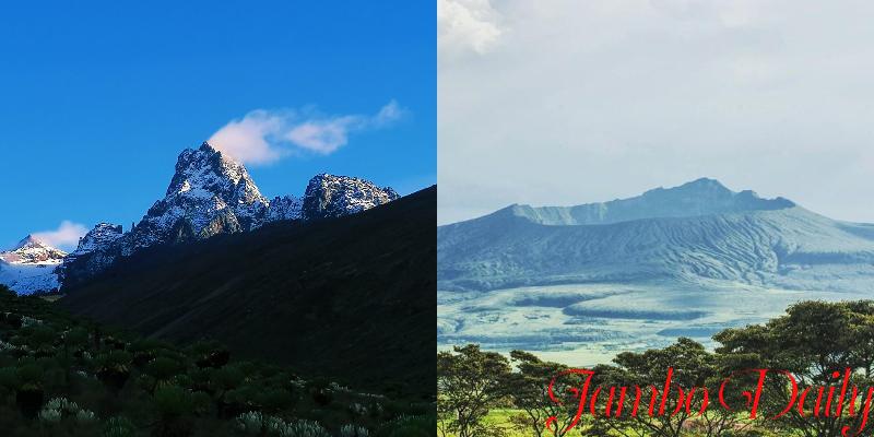 highest mountains in Kenya