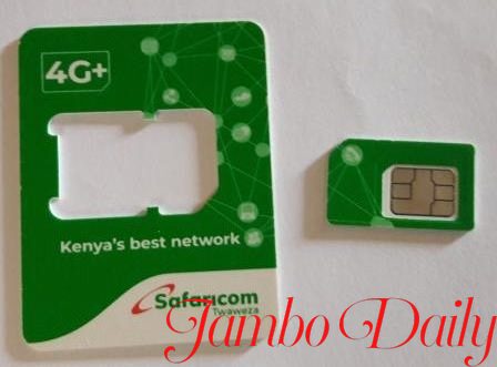 how to update Safaricom sim card
