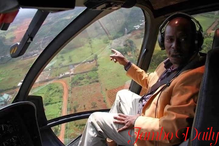 William Kabogo's Helicopter Photo