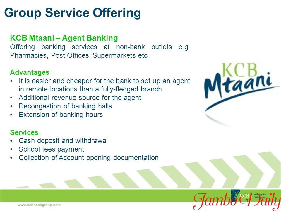 KCB Agent Requirements
