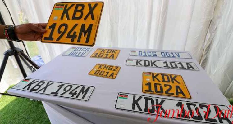 digital number plates