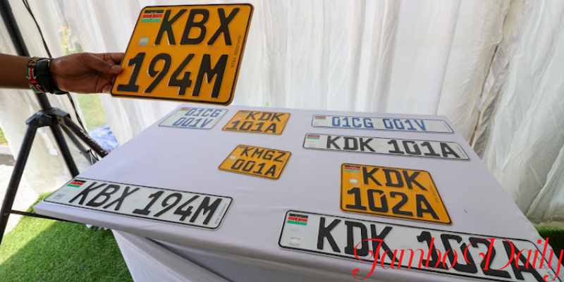 digital number plates