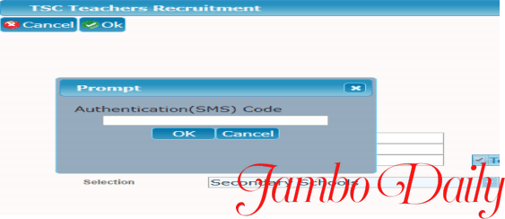TSC Vacancies Applications