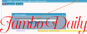 TSC Vacancies Applications