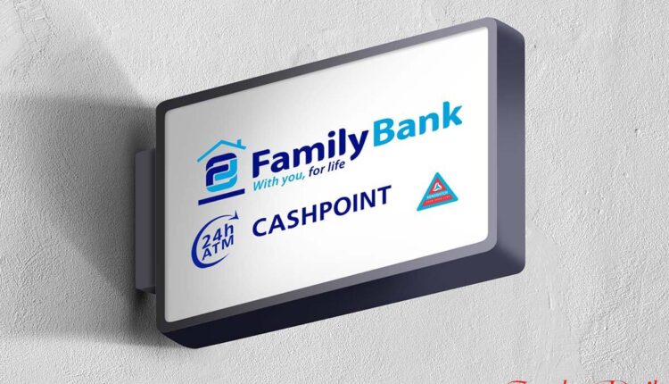 Family Bank to M-pesa transaction.