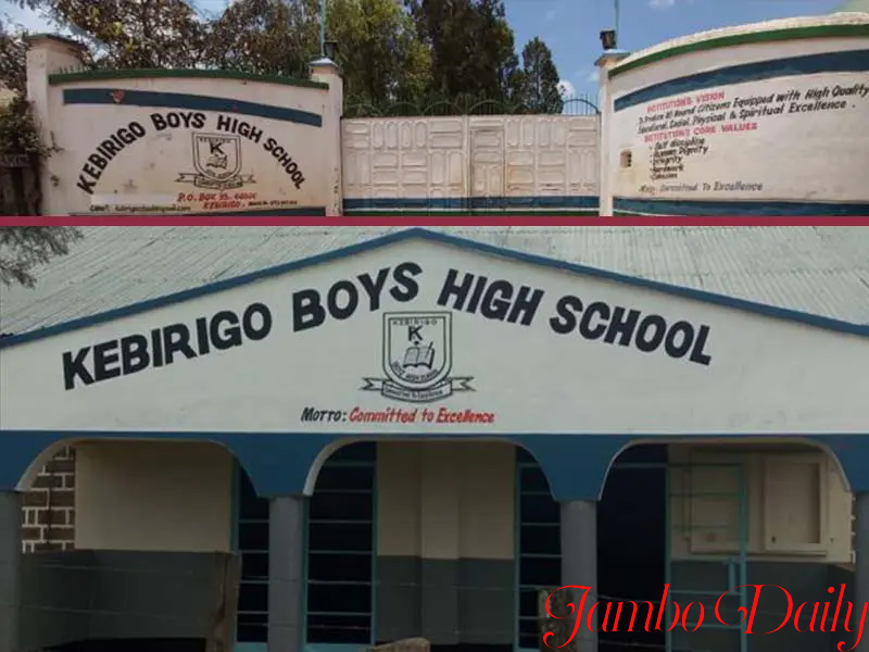 Kebiringi Boys KCSE Results